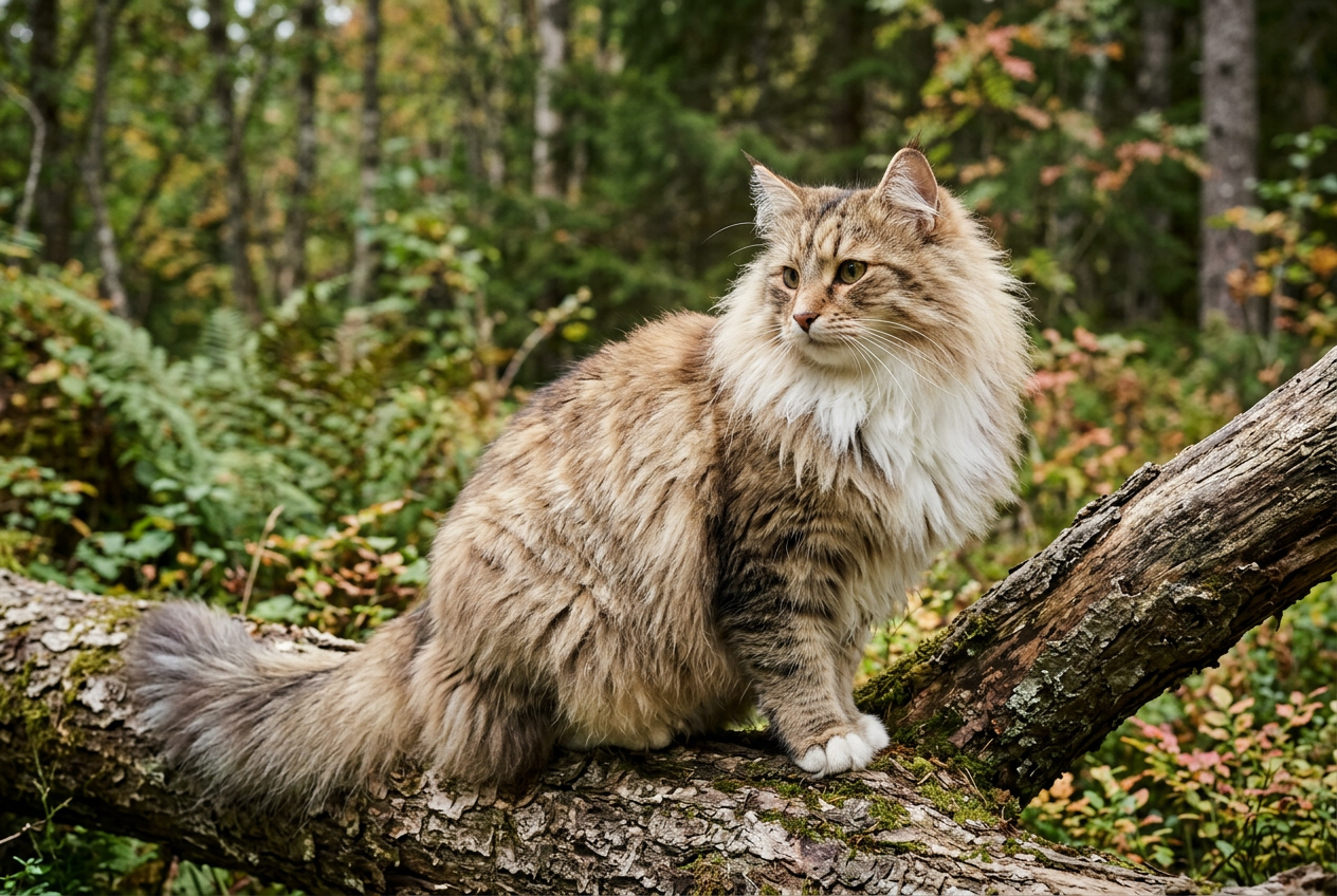 Gatos peludos Topcats: Bosque de Noruega de pelo largo gatos-peludos-bosque-de-noruega-topcats-manto-largo